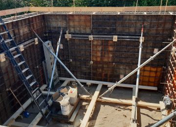betonbouw kelder